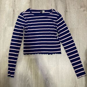 Striped Long Sleeve Shirt H&M